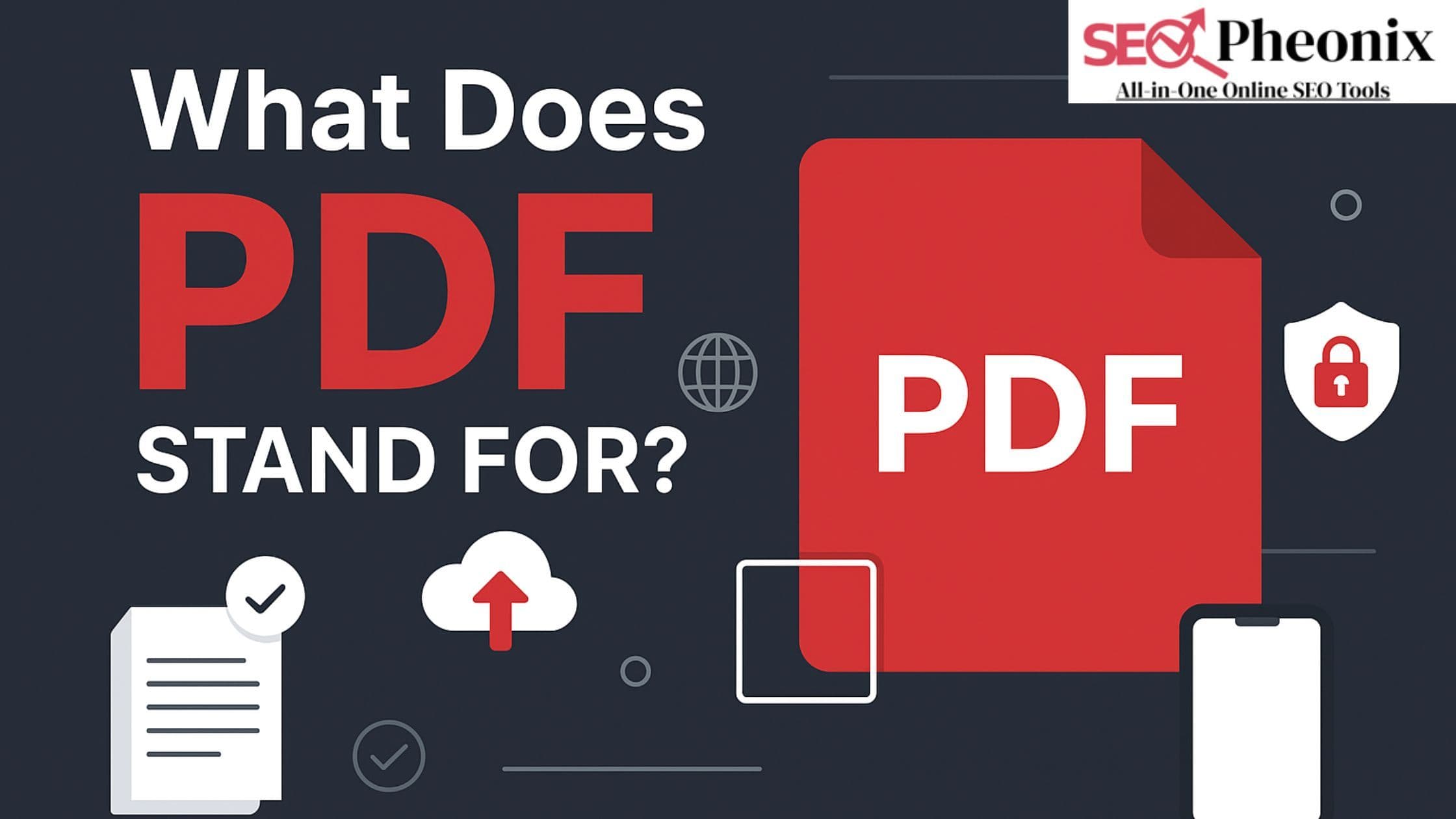what does pdf stand for